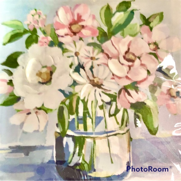 💐 FARMHOUSE FLORAL WALL CANVAS 💐 - Picture 4 of 8